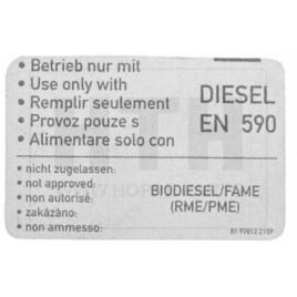 Hinweis Diesel
