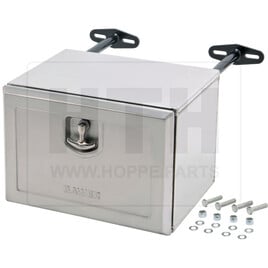 BAWER Evolution E4 Basic • mit Fast Mounting System • Korpus Aluminium • Deckel Edelstahl matt