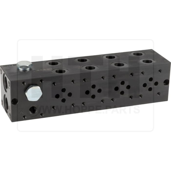fuss/patroneplatte 4-fach NG06 Stahl