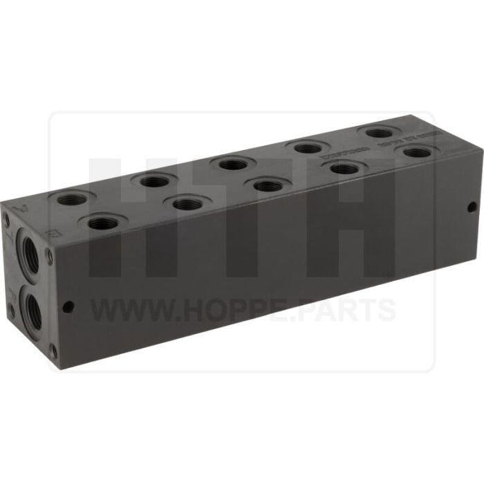 Fußplatte 5-fach NG06 Stahl