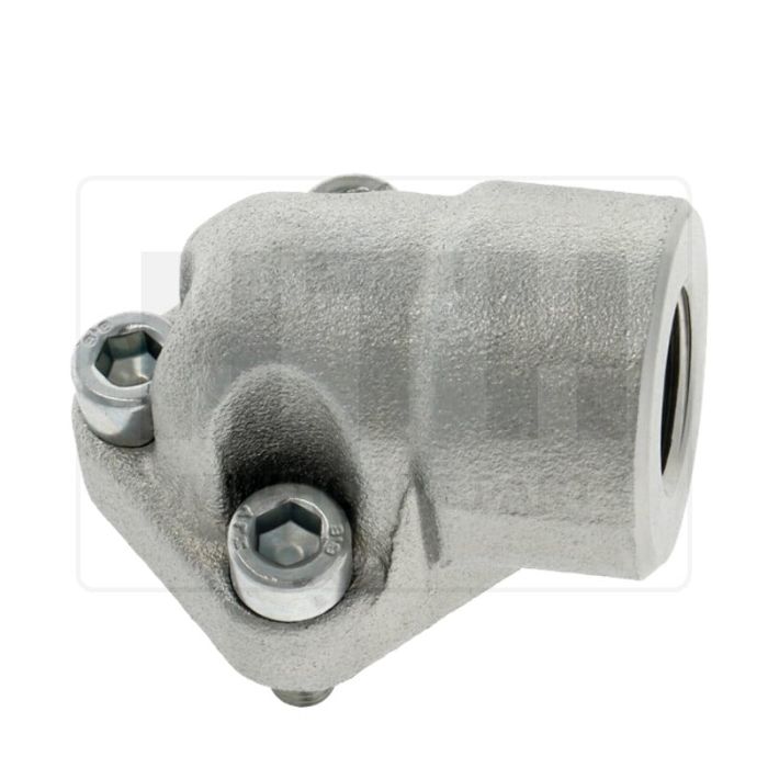 Anschlussflansch 90°, 1/2" IG LK30
