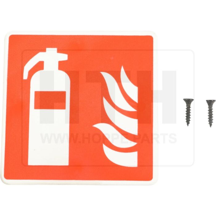 Ersatzschild für Feuerlöscherkasten Ersatzschild für Feuerlöscherkasten