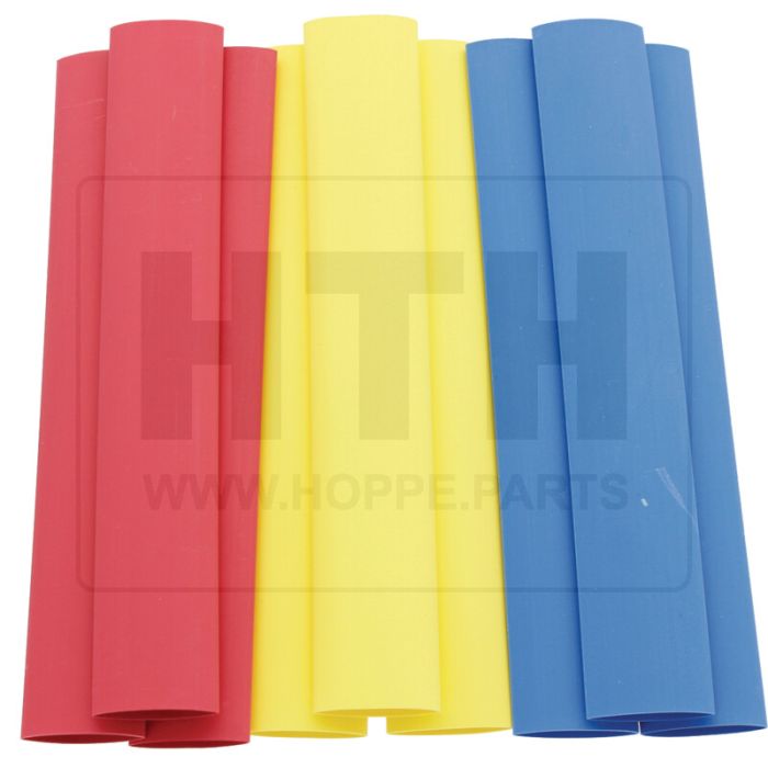 Schrumpfschlauch 3x gelb 3x rot 3x blau Schrumpfschlauch 3x gelb 3x rot 3x blau