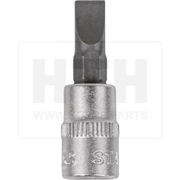 1/4'' Bit-Stecknuss Schlitz, 6,5mm