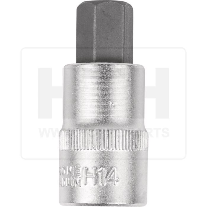 1/2'' Bit-Stecknuss 6-kant, kurz, 14mm