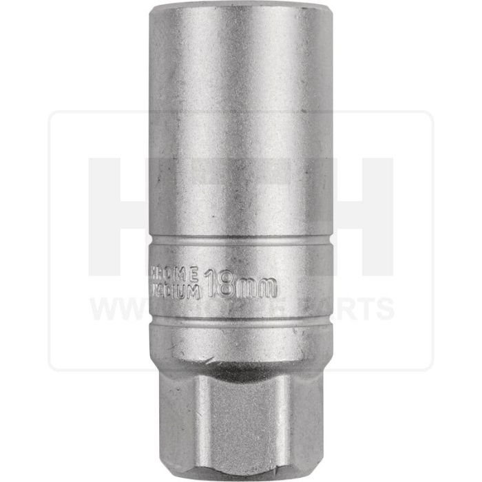 3/8'' Zündkerzen-Stecknuss, 18mm