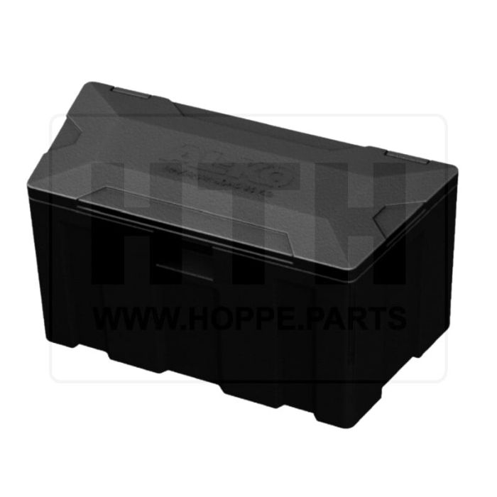 Staubox Kunststoff schwarz 25 kg
