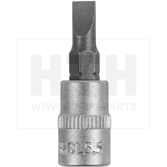 1/4'' Bit-Stecknuss Schlitz, 5,5mm