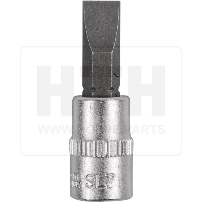 1/4'' Bit-Stecknuss Schlitz, 7mm