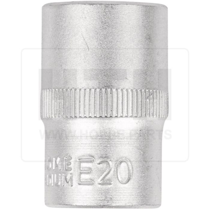 1/2'' TX-stern-E-Stecknuss, E20