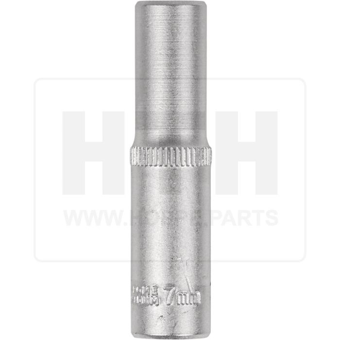 1/4'' Sechskant-Stecknuss, lang, 7mm