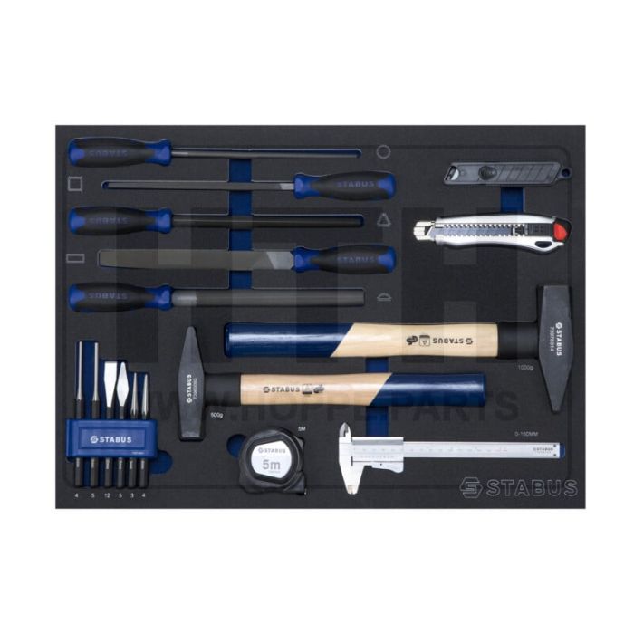 1/1 Einlagen Hammer, Feilen u.Zub.26tlg. 1/1 Einlagen Hammer, Feilen u.Zub.26tlg.