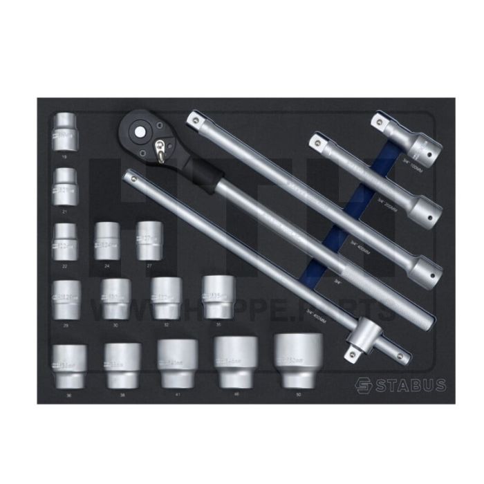 1/1 Einlagen Steckschlüssel 3/4'' 19tlg 1/1 Einlagen Steckschlüssel 3/4'' 19tlg