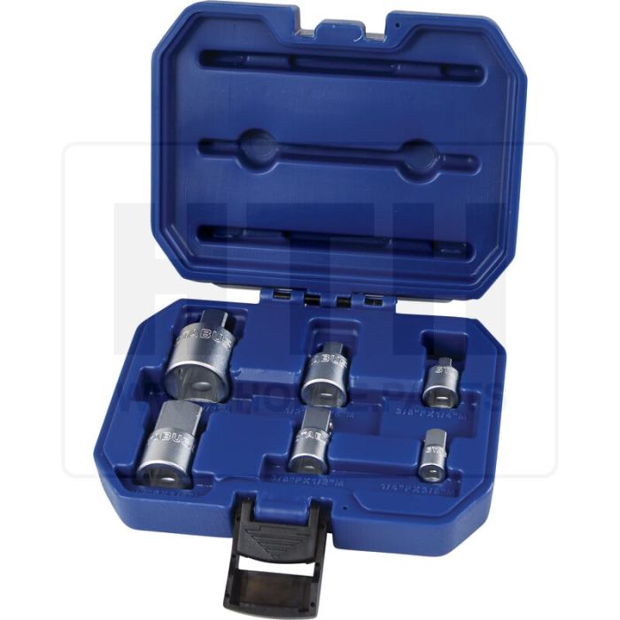 Adapter-Satz 6-tlg. 1/4''+3/8''+1/2''