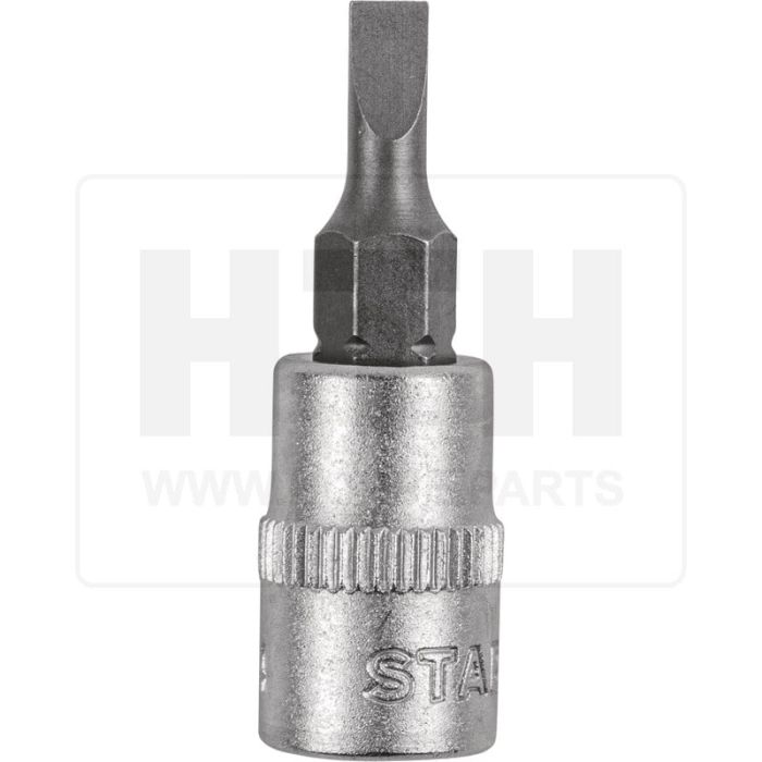 1/4'' Bit-Stecknuss Schlitz, 4mm