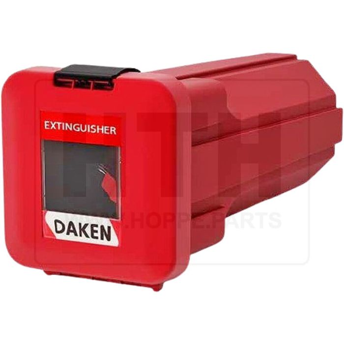 Feuerlöscherkasten rot mit Sichtfenster
