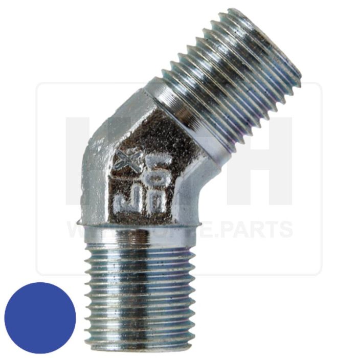 WA 3/8 M-BSP x 3/8 M-BSP 45°