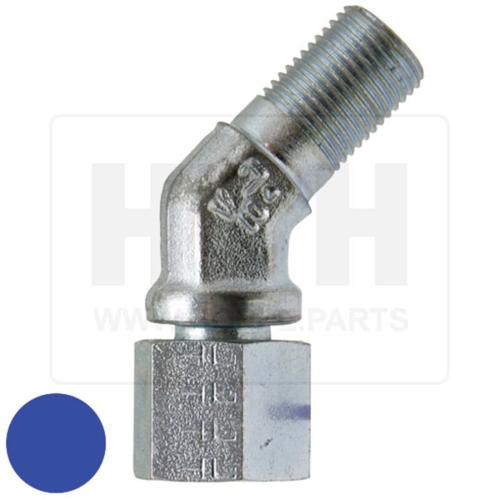WA 1/4 M-BSP x 1/4 FS-BSP 45°