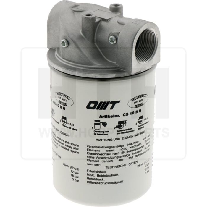 Rohrleitungsfilter 70 l/min 3/4"