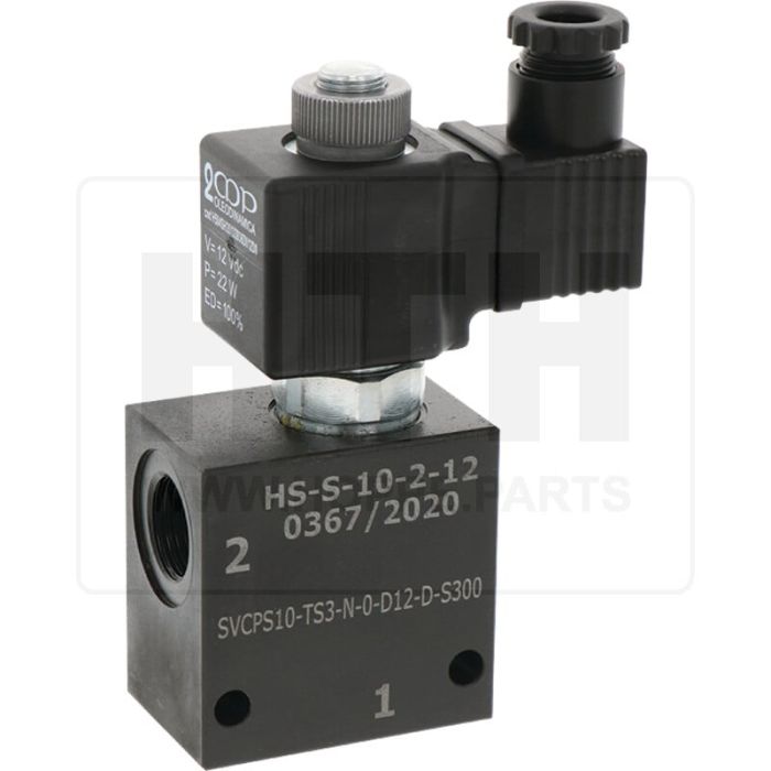 2/2-Wegeventil NC 1/2" 12V