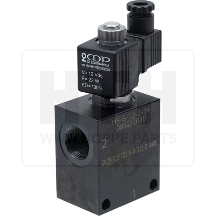 2/2-Wegeventil NC 3/4" 12V