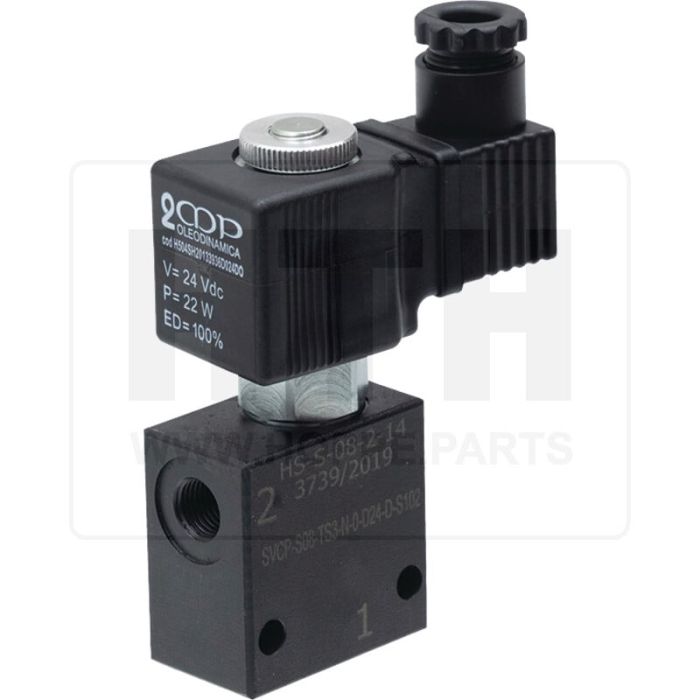 2/2-Wegeventil NC 1/4" 24V
