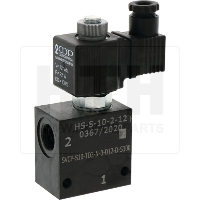 2/2-Wegeventil NC 1/2" 12V