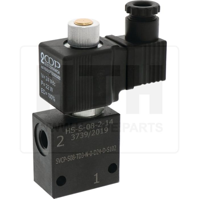 2/2-Wegeventil NC 1/4" 24V