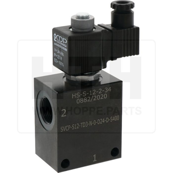 2/2-Wegeventil NC 3/4" 24V