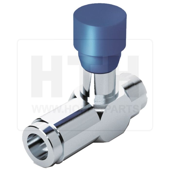 Drosselrückschlagventil 1/2" BSP Knopf