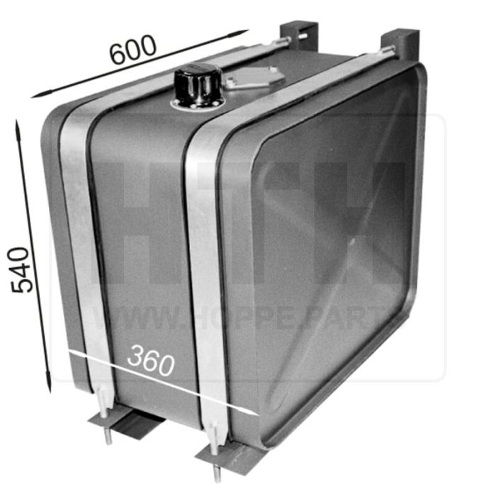 Hydrauliktank 104 l ST 360x540x600