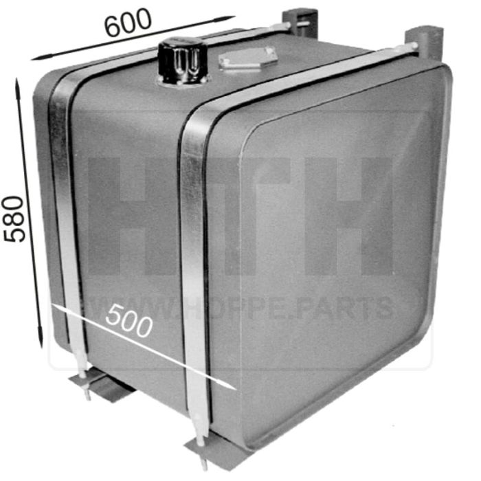 Hydrauliktank 160 l AL 500x580x600