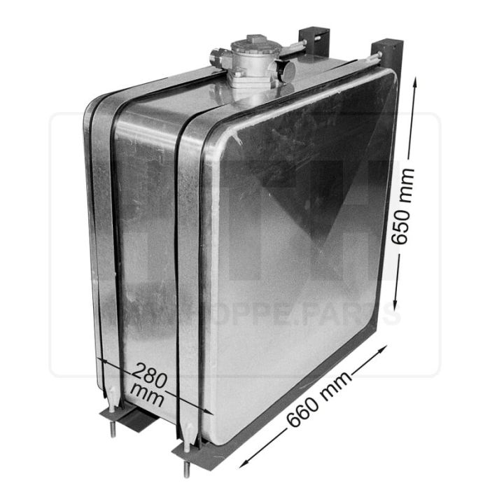 Hydrauliktank 105 l AL 280x650x660 RF