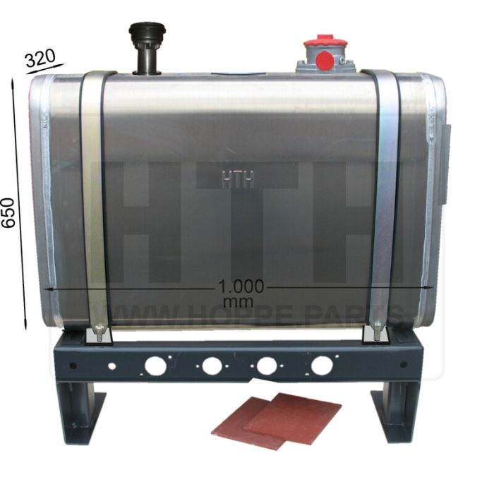 Hydrauliktank 170 l AL 1000x650x350 RF