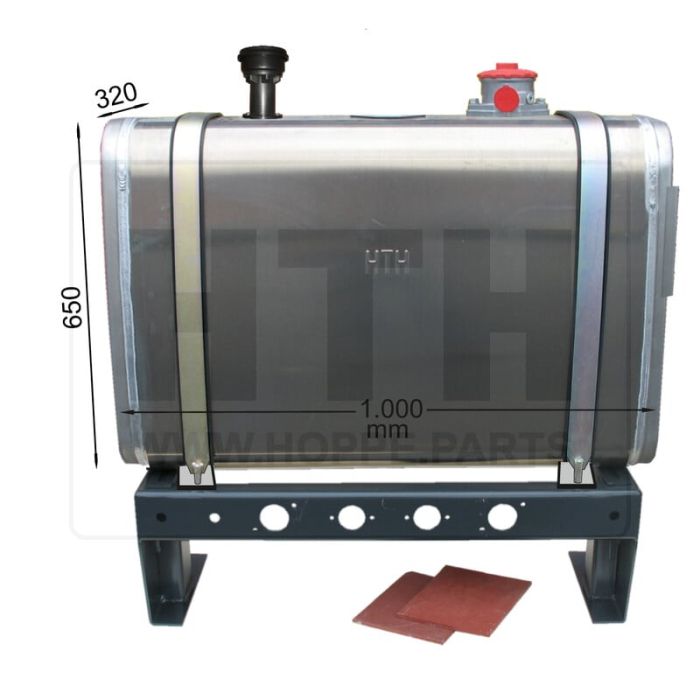 Hydrauliktank 170 l AL 1000x650x350 RF