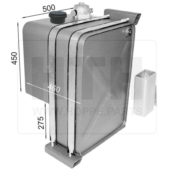 Hydrauliktank 135 l ST 460x725x500 RF Hydrauliktank 135 l ST 460x725x500 RF