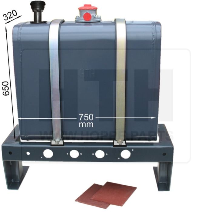 Hydrauliktank 130 l ST 750x650x350 RF Hydrauliktank 130 l ST 750x650x350 RF
