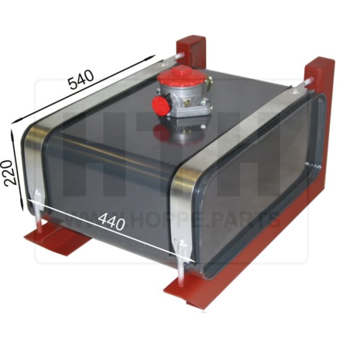 Hydrauliktank 48 l ST 440x220x540 RF Hydrauliktank 48 l ST 440x220x540 RF
