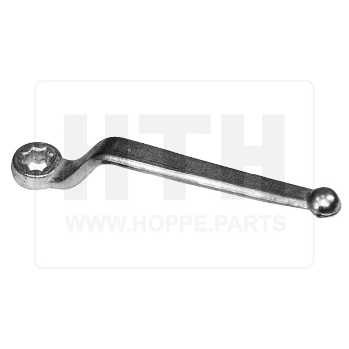 Handhebel für 12 mm Vierkant - gekröpft