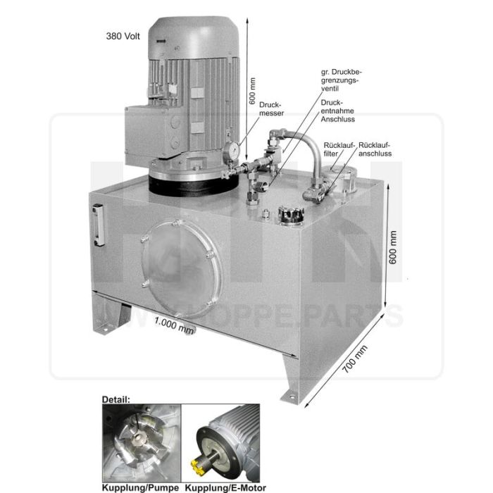 stationäre Hydraulikanlage 380 Volt