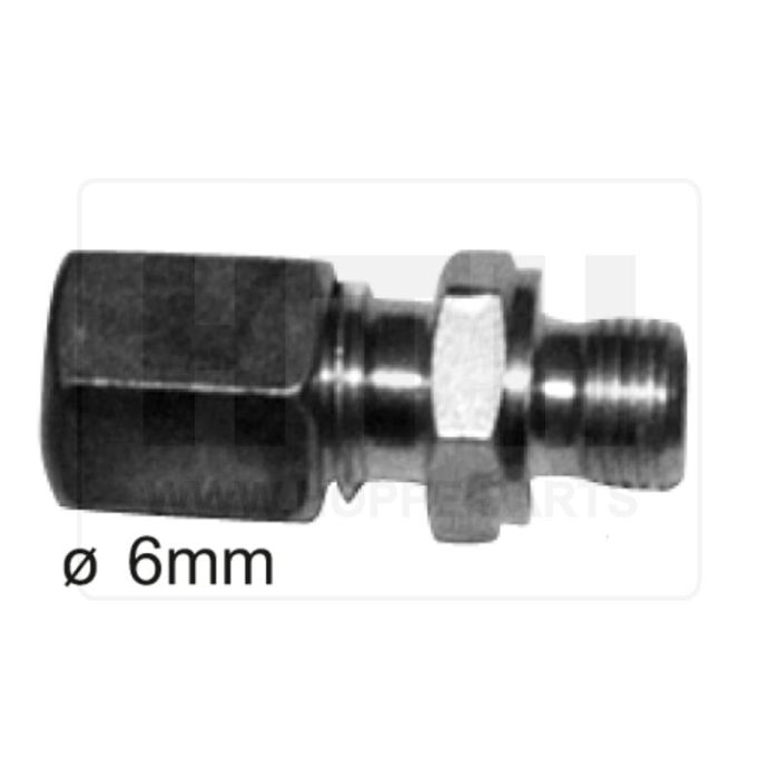 Einschraubstutzen für Geber, 6 mm 1/8"