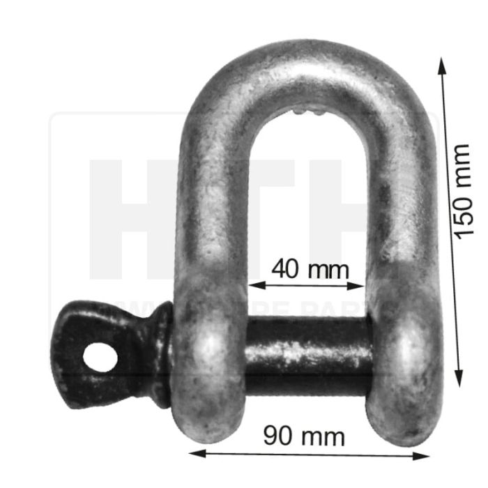 Schäkel geschweift für 8,5 t