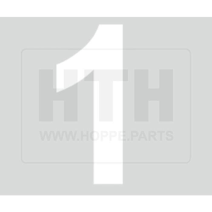 Klebezahl 1 - weiß - 100mm hoch