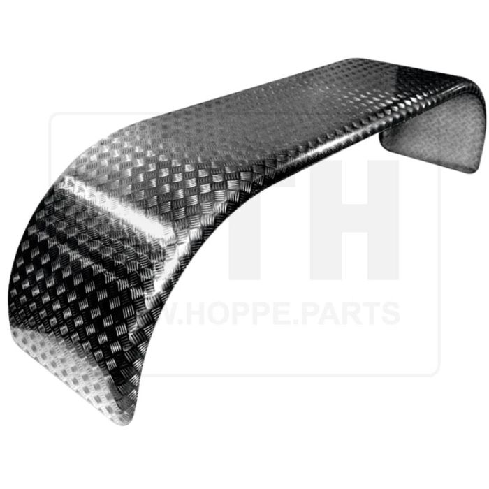 Aluriffelblechkotflügel HDA 2700/650 Aluriffelblechkotflügel HDA 2700/650