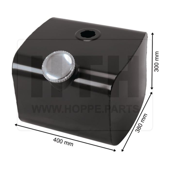Dieseltank 40 l Stahl 400 x 300 x 380