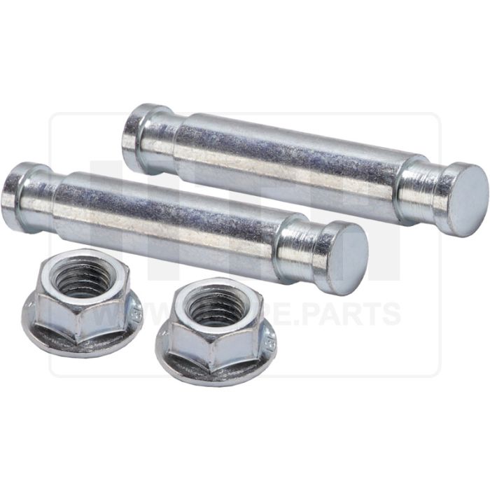 2x Bolzen und 2x Bundmuttern M12
