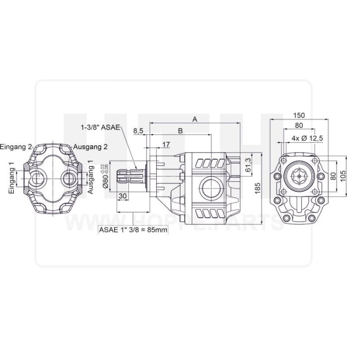Hydraulikpumpe NPGH-133 L