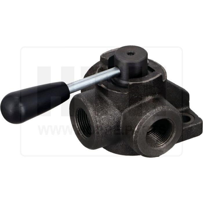 3-Wege-Umschalter mit Innengewinde 3/4"