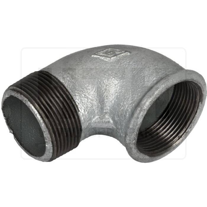 Rohrbogen 90° 1 1/2" IG auf 1 1/2" AG
