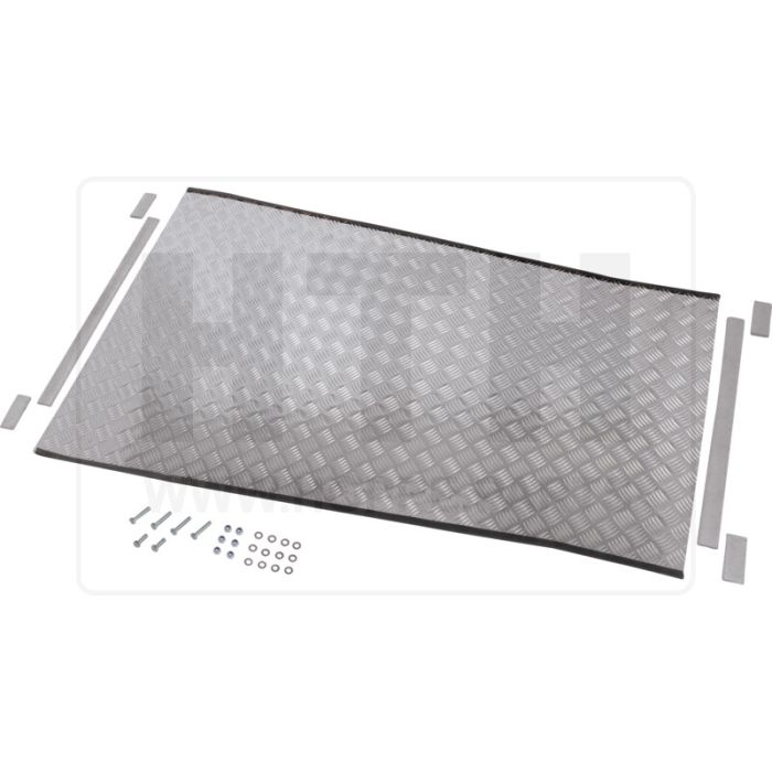 Aluriffelblechabdeckung für MAN - TGA/TGX, R = 3.600 mm Aluriffelblechabdeckung für MAN - TGA/TGX, R = 3.600 mm